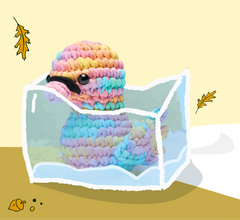 Tito the Swan Pastel Crochet Kit