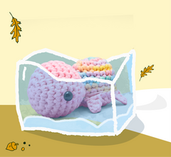 Emilio the Turtle Pastel Crochet Kit