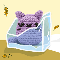 Salem the Halloween Cat Crochet Kit