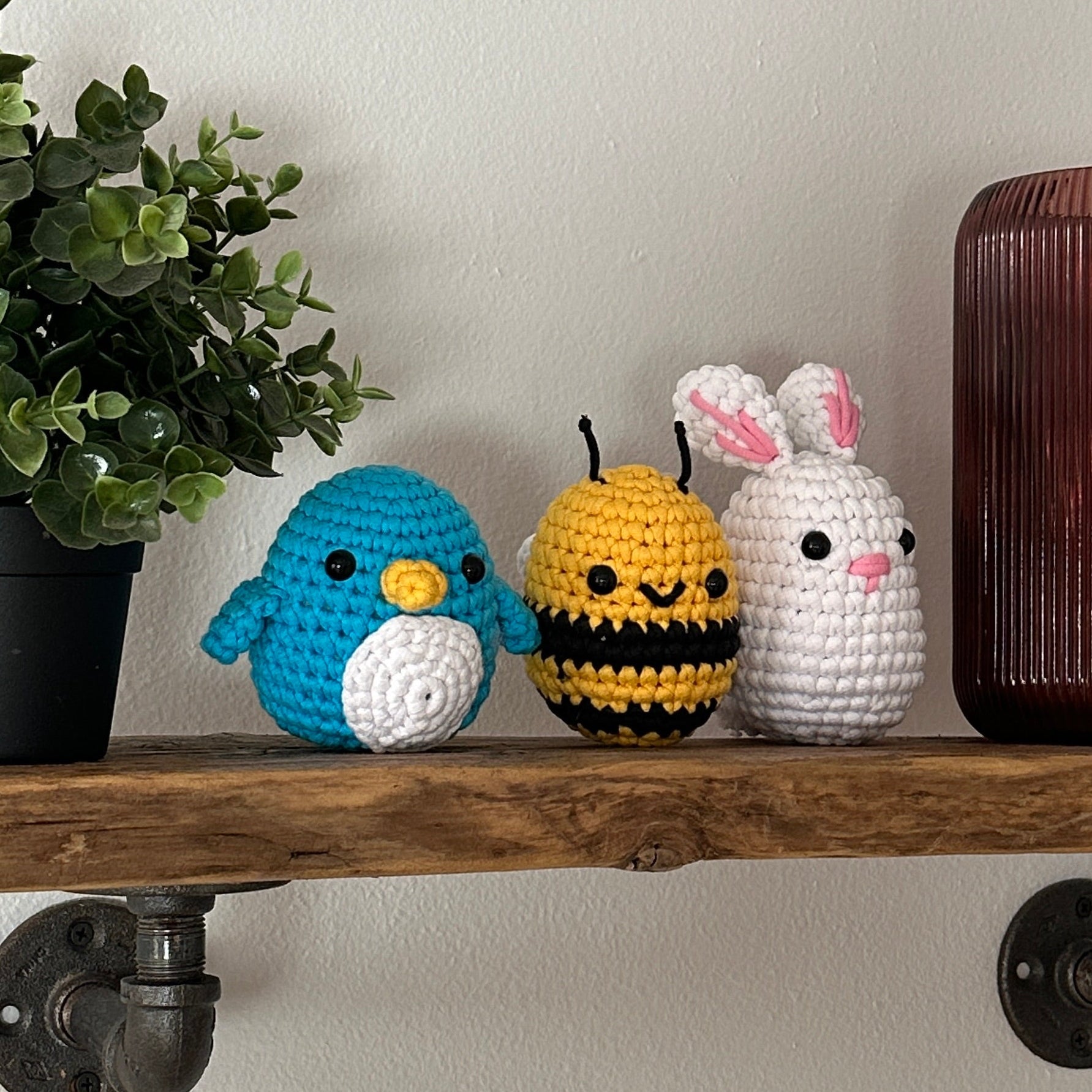 Hop Right In and Bee-gin Beginner Crochet Kits by The Woobles - Five R