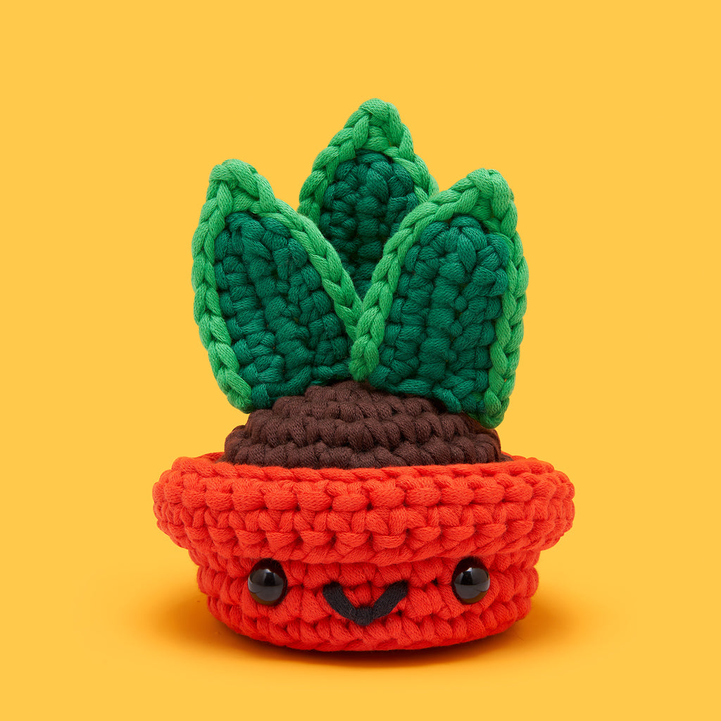 Otis the Snake Plant Crochet Kit | The Woobles