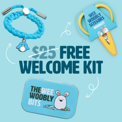 Fred the Dinosaur Crochet Kit for Beginners with Welcome Charm Bracelet