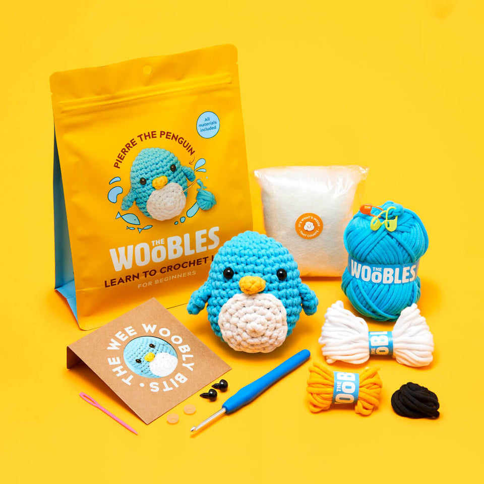 Wobbles Crochet Animal Kit DIY Succulents And Ladybug Woobles