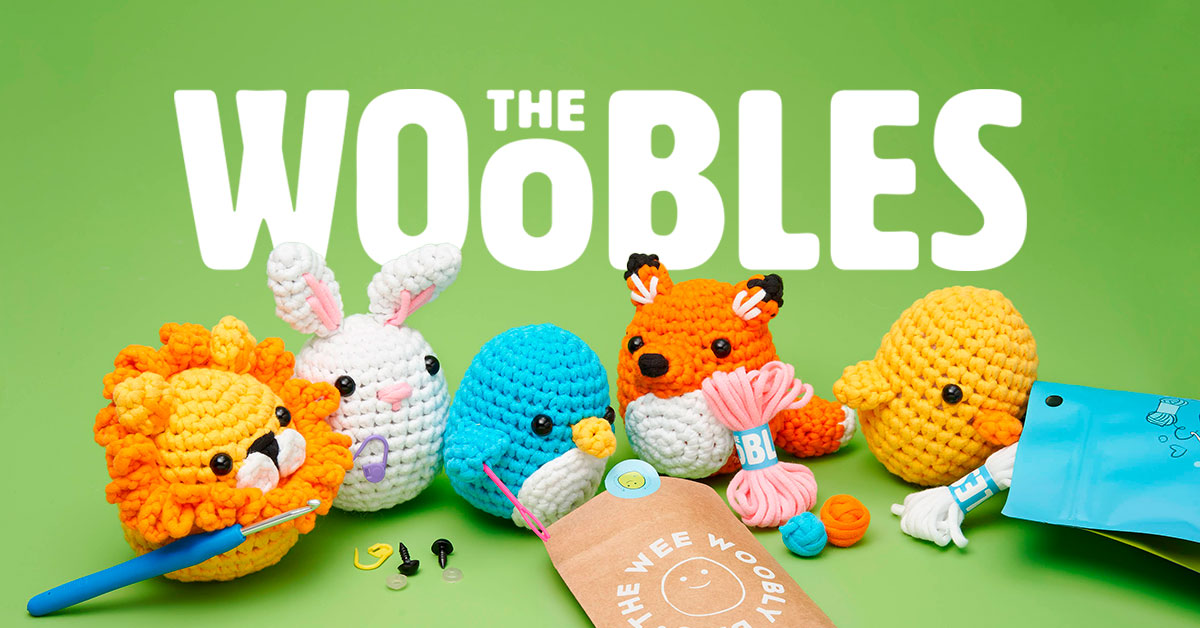  The Woobles Easy Peasy Beginner Bundle Crochet Kit