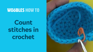 Count stitches, rounds, and rows