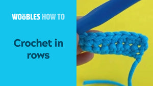 Crochet in rows
