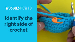 Identify the right side of crochet