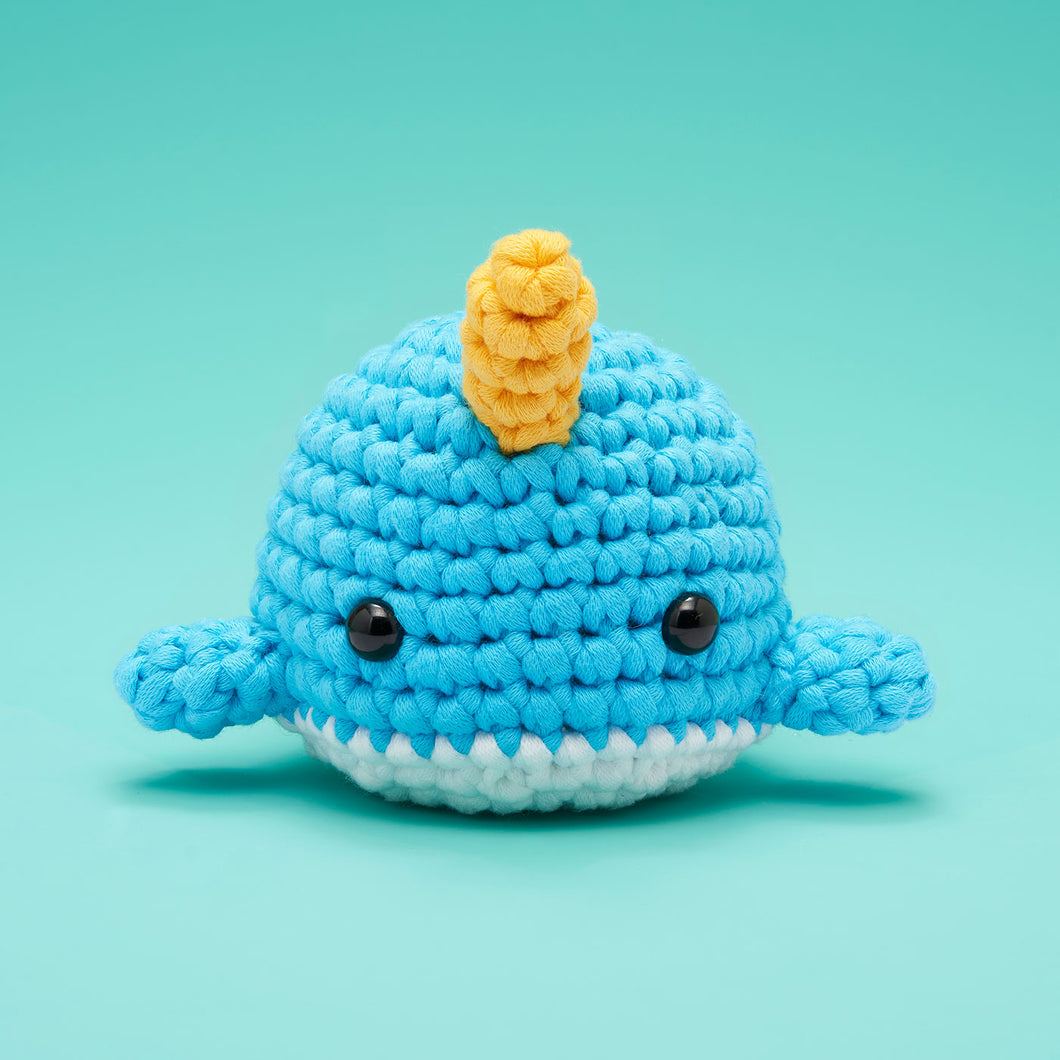 The Woobles Crochet Kit with Easy Peasy Yarn as seen on Shark Tank for  Beginners with Step-by-Step Video Tutorials - Fred The Dinosaur