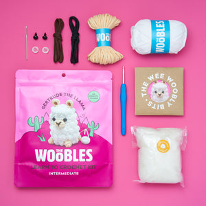The Woobles Crochet Kits - Pink-credible Bundle 