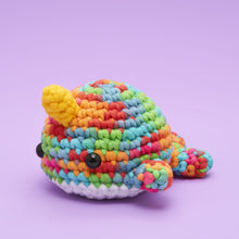 Load image into Gallery viewer, Rainbow Narwhal Crochet Kit

