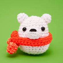 Load image into Gallery viewer, Lola Loca the Polar Bear Crochet Kit
