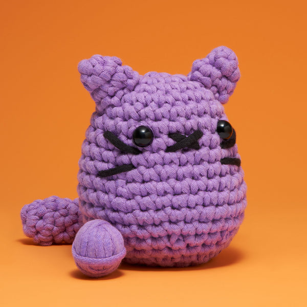 Beginner Crochet Kit Kitty Cat by the Woobles Easy First Crochet