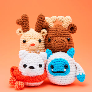 The Woobles Wobbles Roosevelt The Moose Crochet Kit For Beginners Christmas  NEW